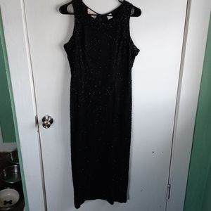 VTG Laurence Kazar New York Beaded Gown